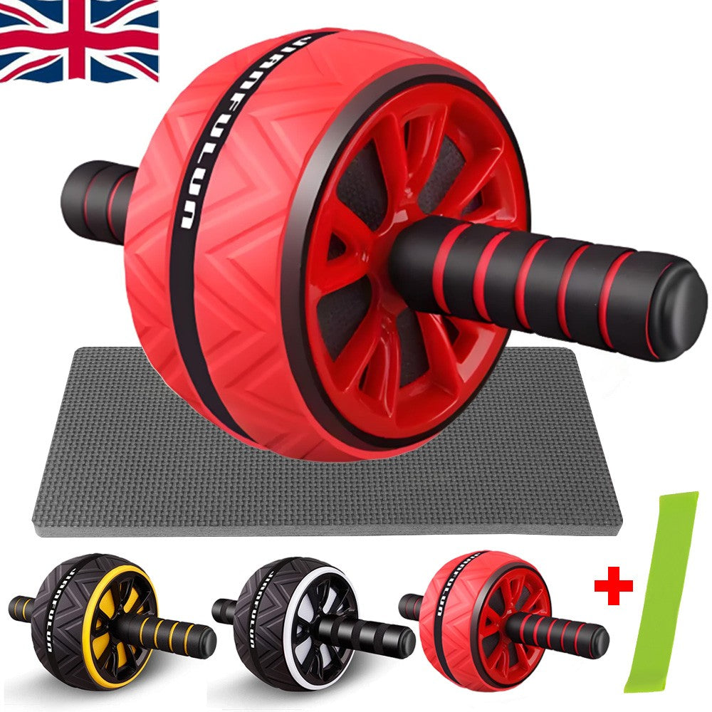Pro Abs Roller Exercise Wheel Abdominal Core Strength Workout Muscle Cruncher