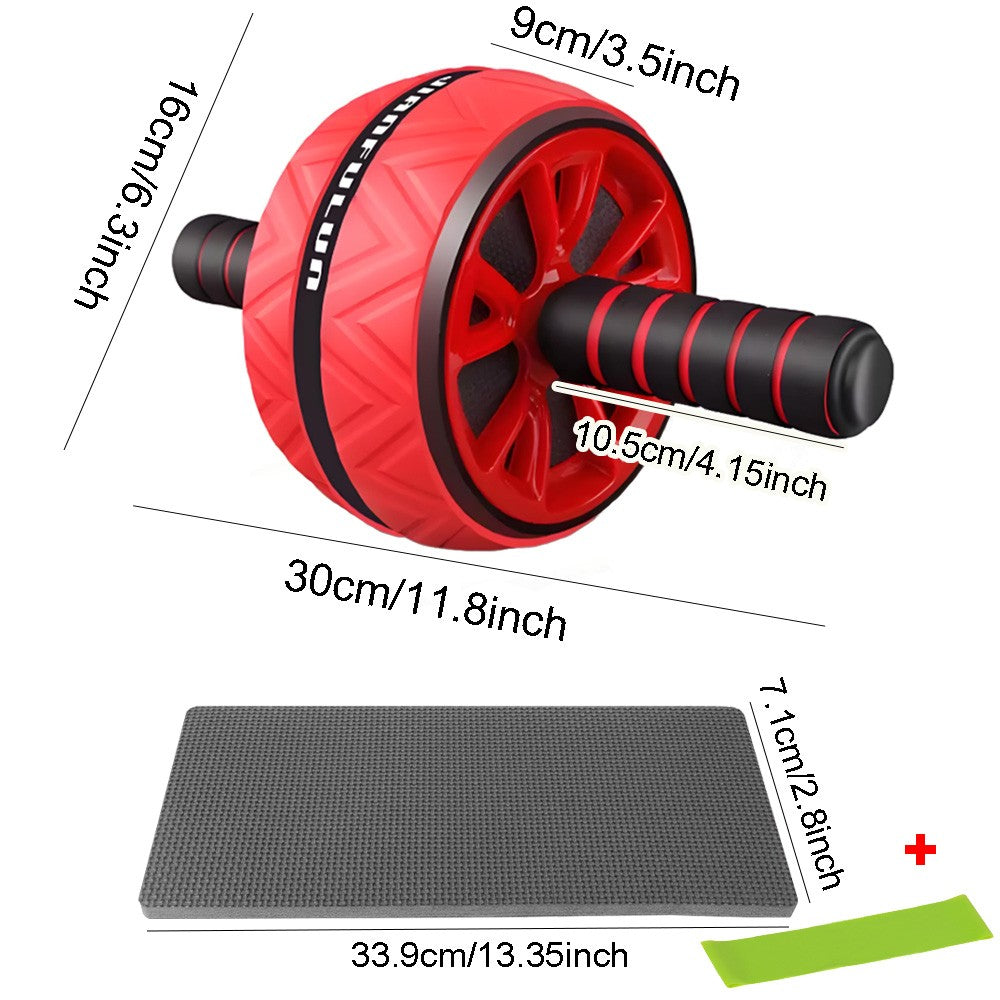 Pro Abs Roller Exercise Wheel Abdominal Core Strength Workout Muscle Cruncher