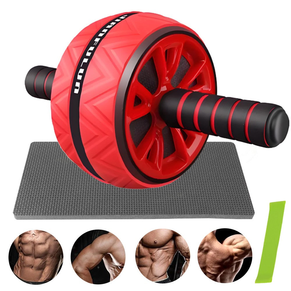 Pro Abs Roller Exercise Wheel Abdominal Core Strength Workout Muscle Cruncher