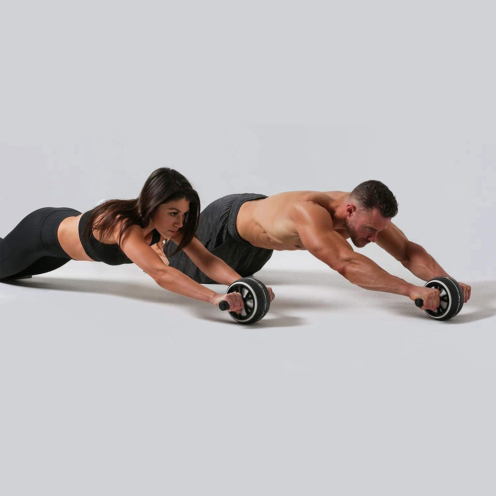 Pro Abs Roller Exercise Wheel Abdominal Core Strength Workout Muscle Cruncher
