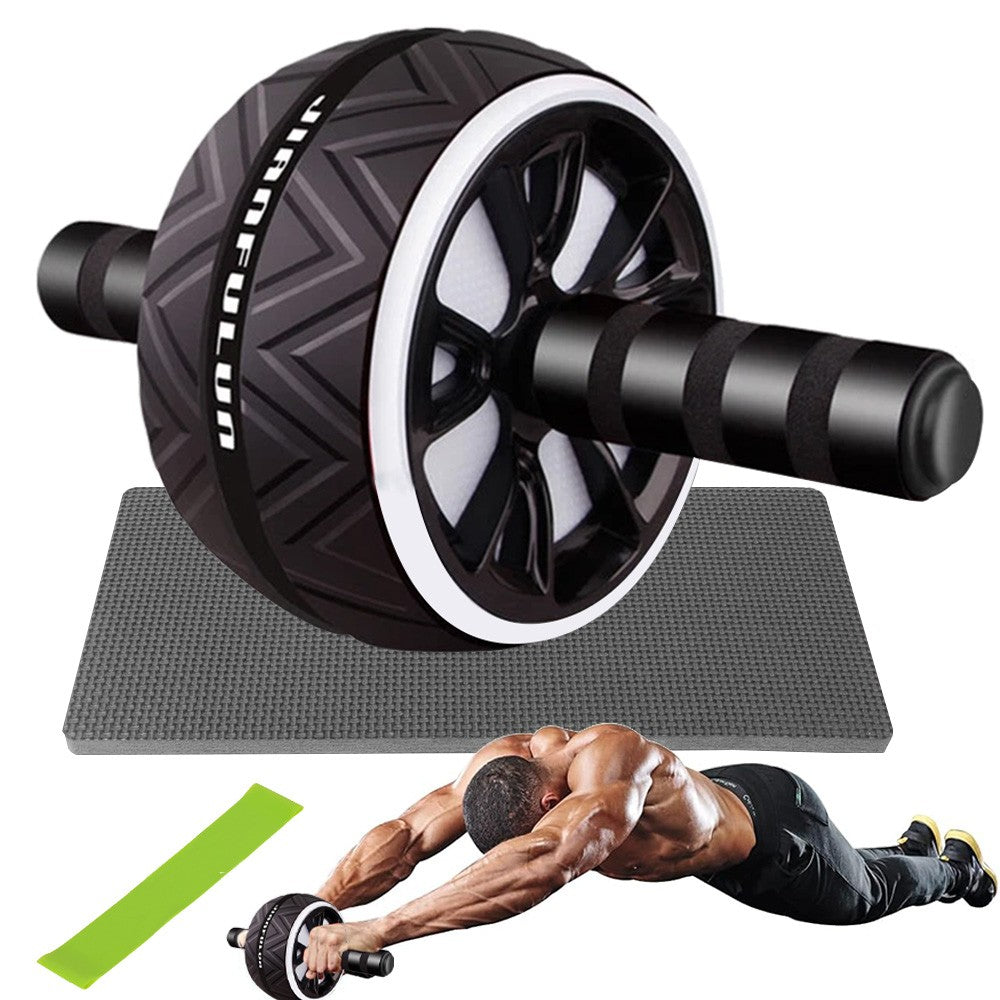Pro Abs Roller Exercise Wheel Abdominal Core Strength Workout Muscle Cruncher