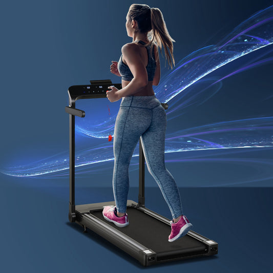 1.85HP Electric Treadmill Motorised Folding Running Machine 12 Km/H Fitness